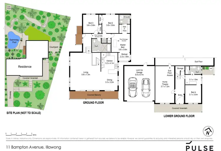 Floorplan of Homely house listing, 11 Bampton Avenue, Illawong NSW 2234