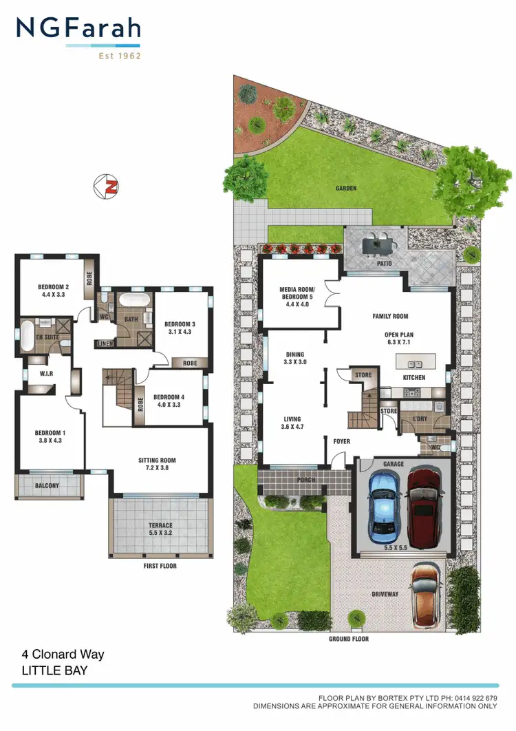 Floorplan of Homely house listing, 4 Clonard Way, Little Bay NSW 2036
