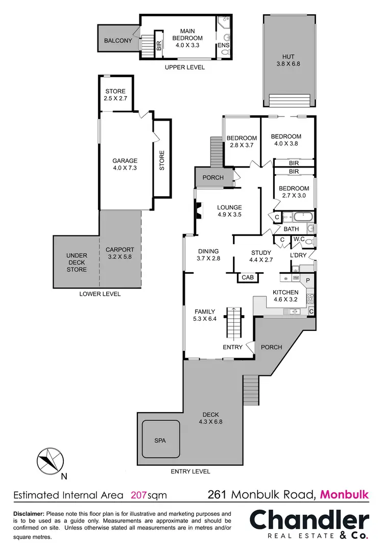 Floorplan of Homely house listing, 261-265 Monbulk Road, Monbulk VIC 3793