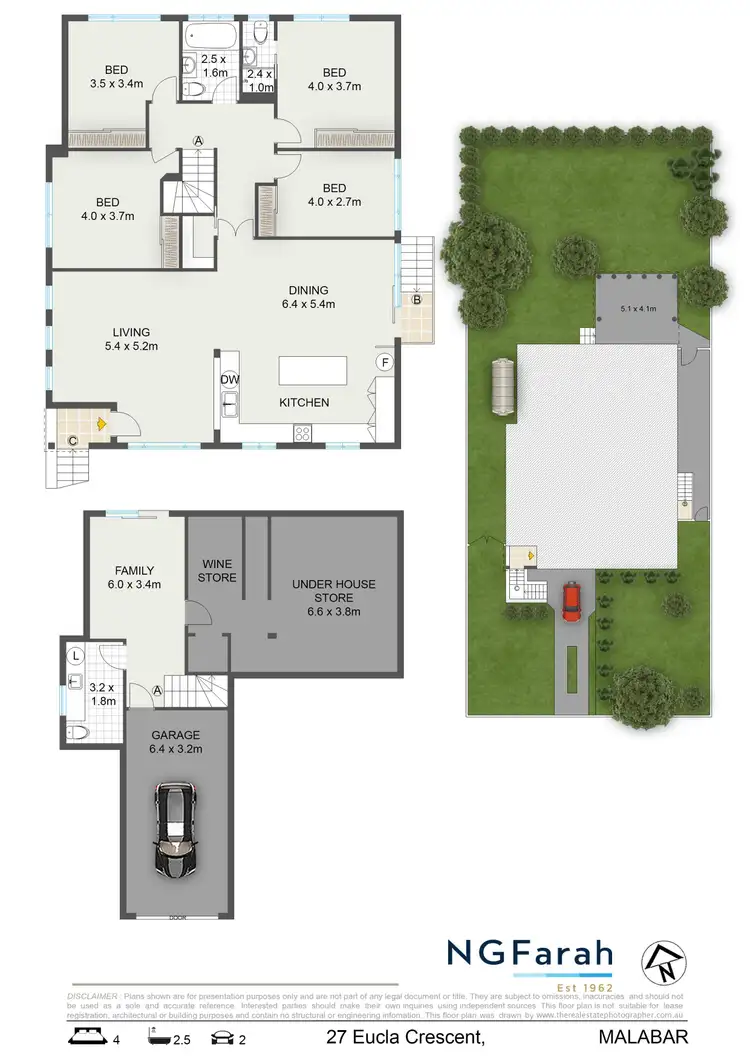 Floorplan of Homely house listing, 27 Eucla Crescent, Malabar NSW 2036
