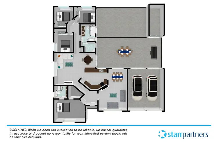 Floorplan of Homely house listing, 8 Prairie Glen, Claremont Meadows NSW 2747