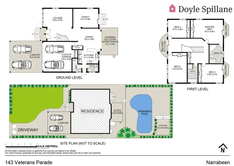 Floorplan of Homely house listing, 143 Veterans Parade, Narrabeen NSW 2101