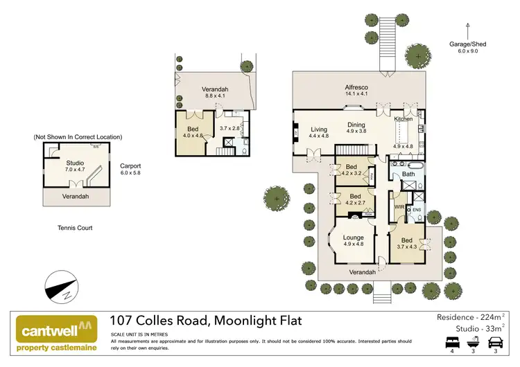 Floorplan of Homely house listing, 107 Colles Road, Castlemaine VIC 3450