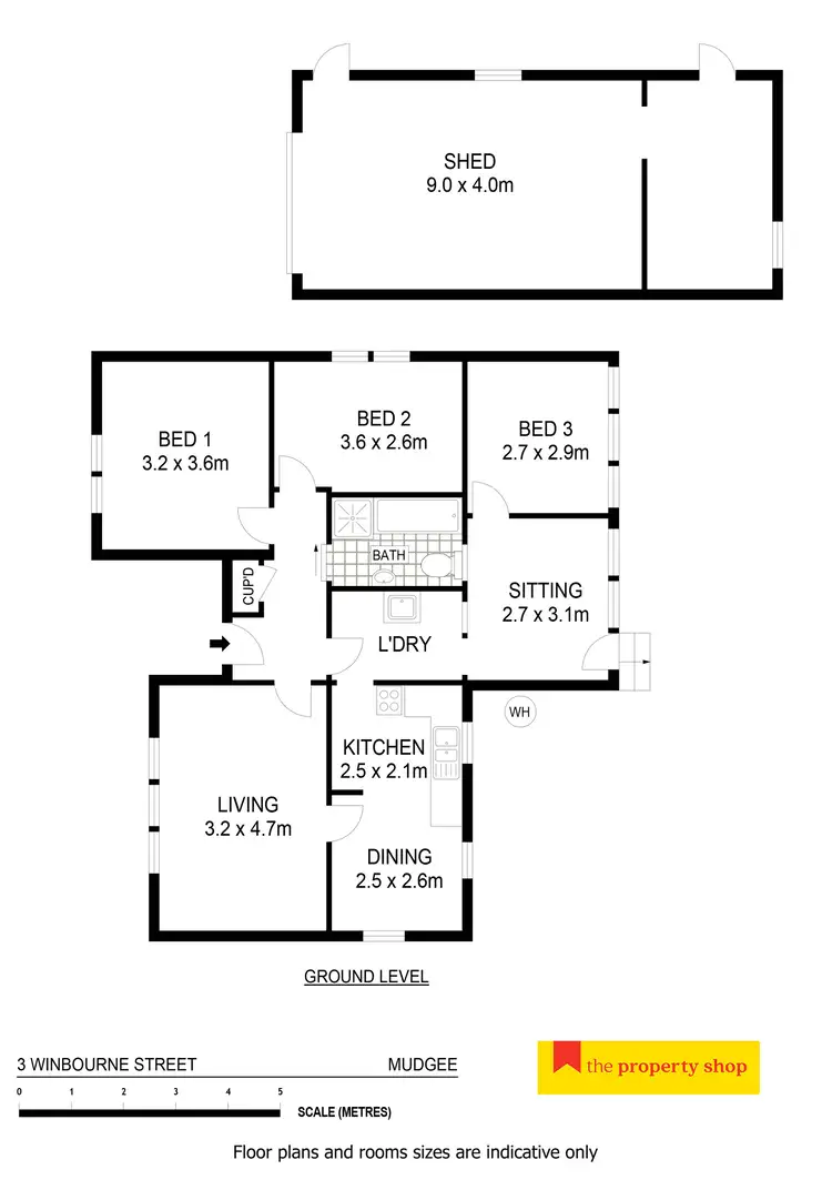 Floorplan of Homely house listing, 3 Winbourne Street, Mudgee NSW 2850