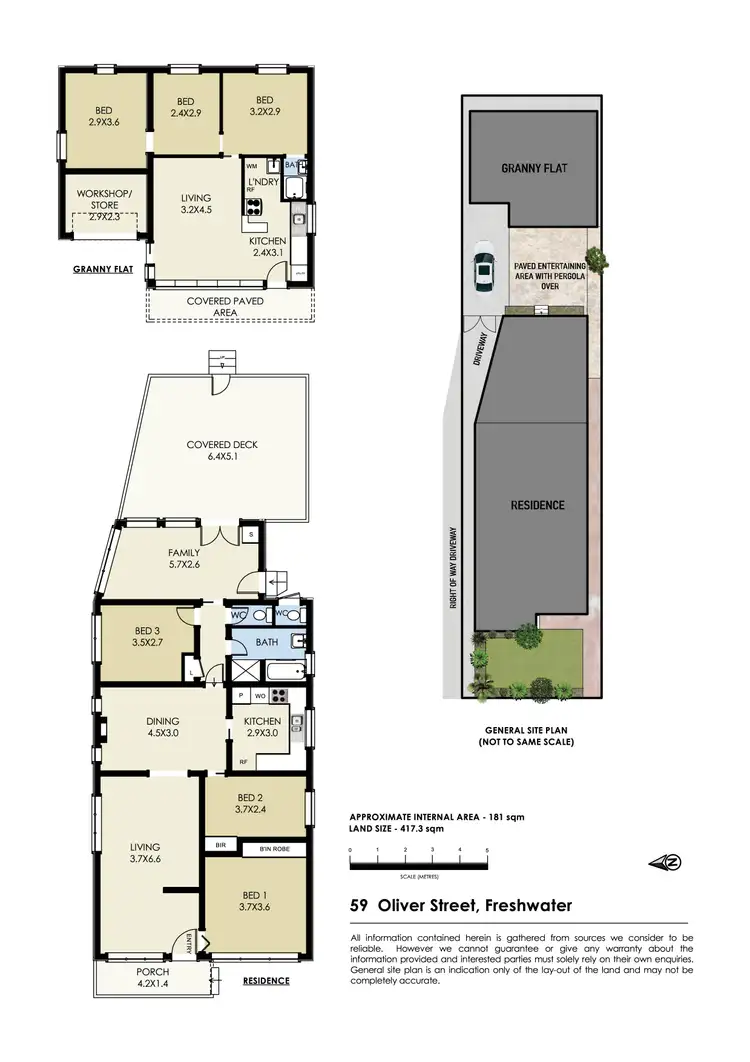 Floorplan of Homely house listing, 59 Oliver Street, Freshwater NSW 2096