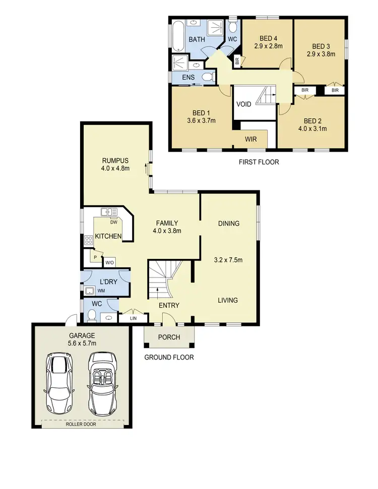 Floorplan of Homely house listing, 48 Wattle Valley Drive, Hillside VIC 3037