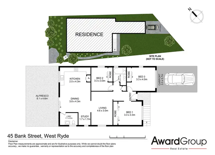 Floorplan of Homely house listing, 45 Bank Street, West Ryde NSW 2114