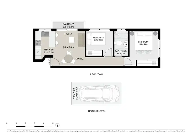 Floorplan of Homely apartment listing, 7/88 Burfitt Street, Leichhardt NSW 2040
