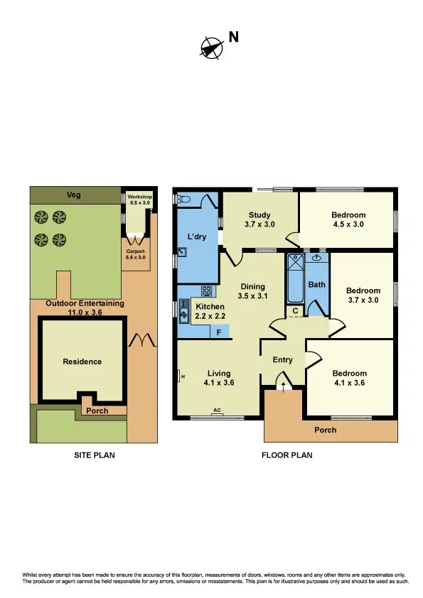 Floorplan of Homely house listing, 3 Cutts Street, Sunshine North VIC 3020