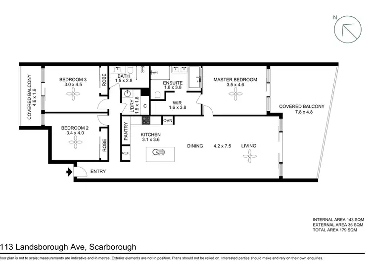 Floorplan of Homely apartment listing, 49/113 Landsborough Avenue, Scarborough QLD 4020