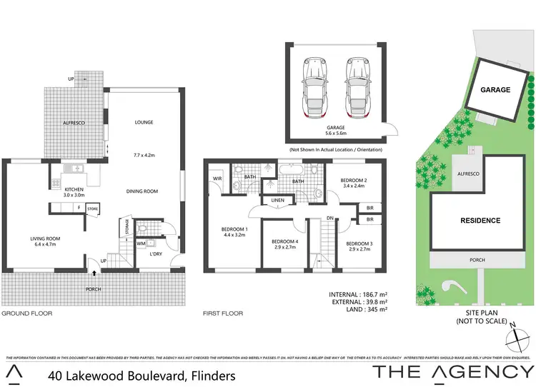 Floorplan of Homely house listing, 40 Lakewood Boulevard, Flinders NSW 2529