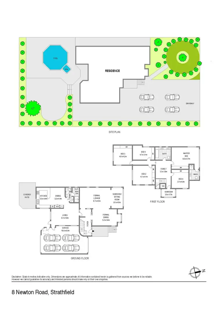 Floorplan of Homely house listing, 8 Newton Road, Strathfield NSW 2135