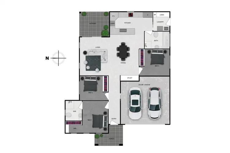 Floorplan of Homely house listing, 21 Mason Street, Googong NSW 2620