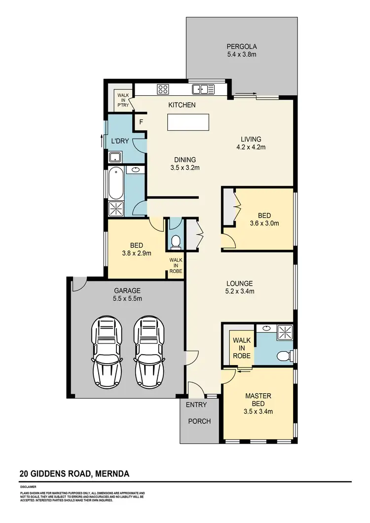 Floorplan of Homely house listing, 20 Giddens Road, Mernda VIC 3754