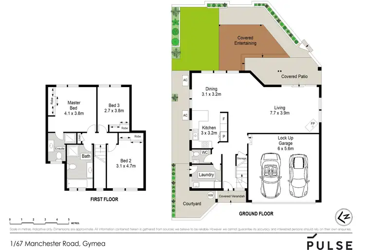 Floorplan of Homely townhouse listing, 1/67 Manchester Road, Gymea NSW 2227