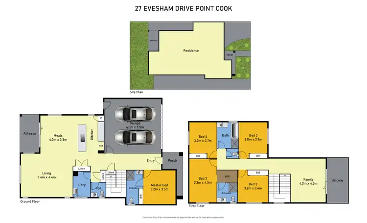 Floorplan of Homely house listing, 27 Evesham Drive, Point Cook VIC 3030