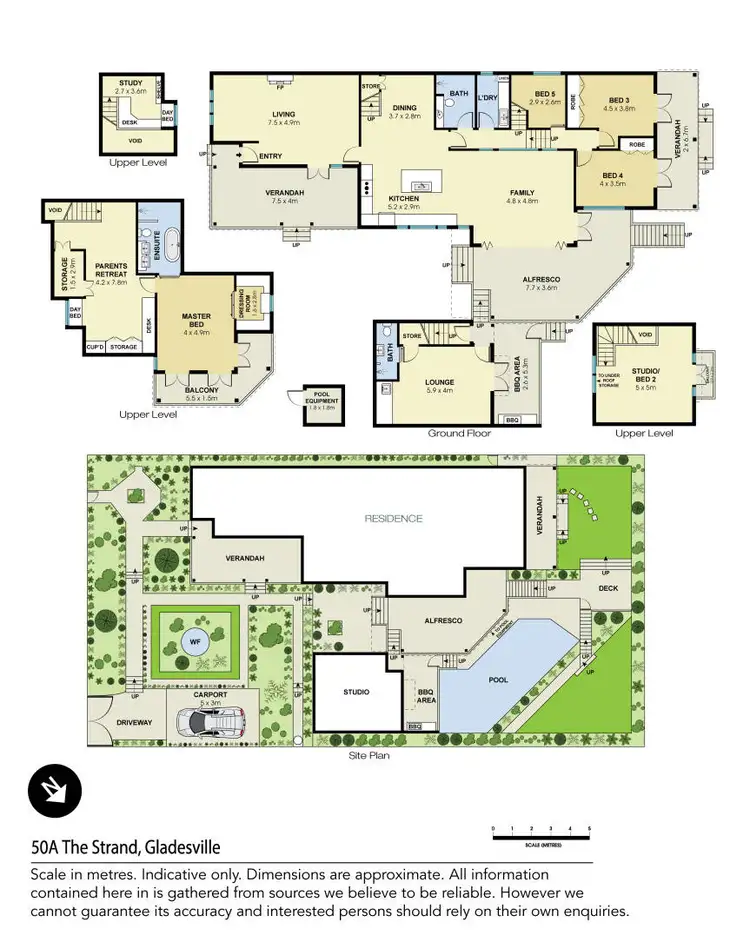 Floorplan of Homely house listing, 50A The Strand, Gladesville NSW 2111