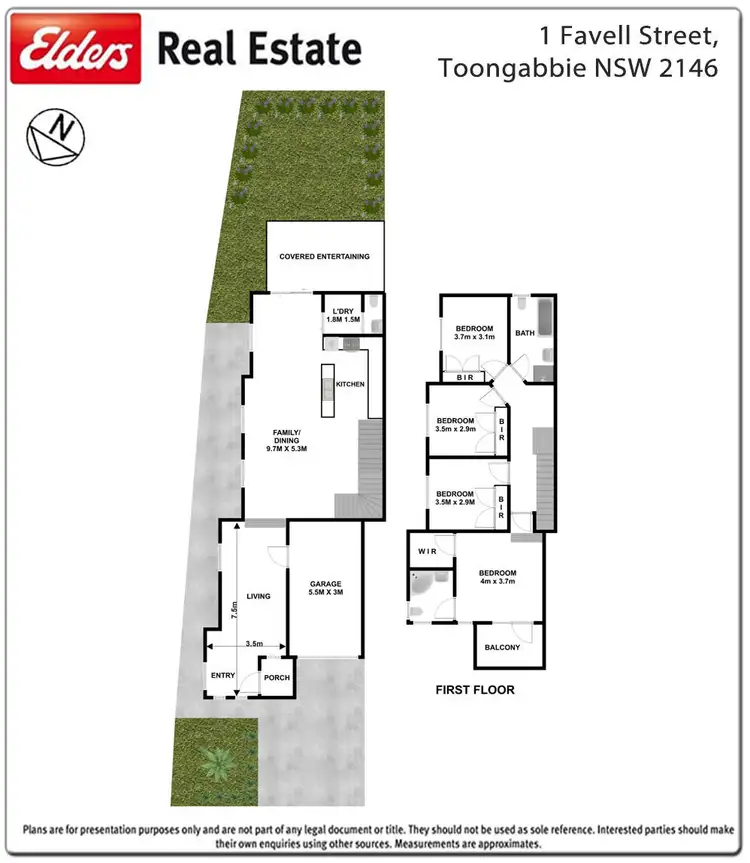 Floorplan of Homely house listing, 1 Favell Street, Toongabbie NSW 2146