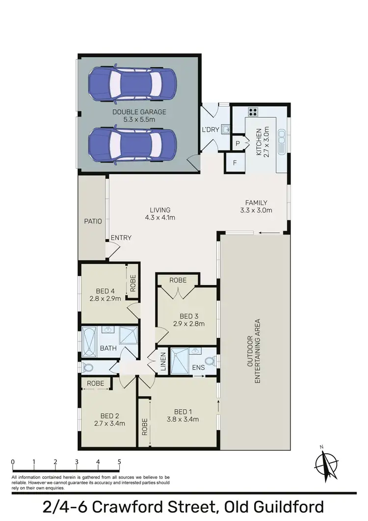 Floorplan of Homely unit listing, 2/4-6 Crawford Street, Guildford NSW 2161