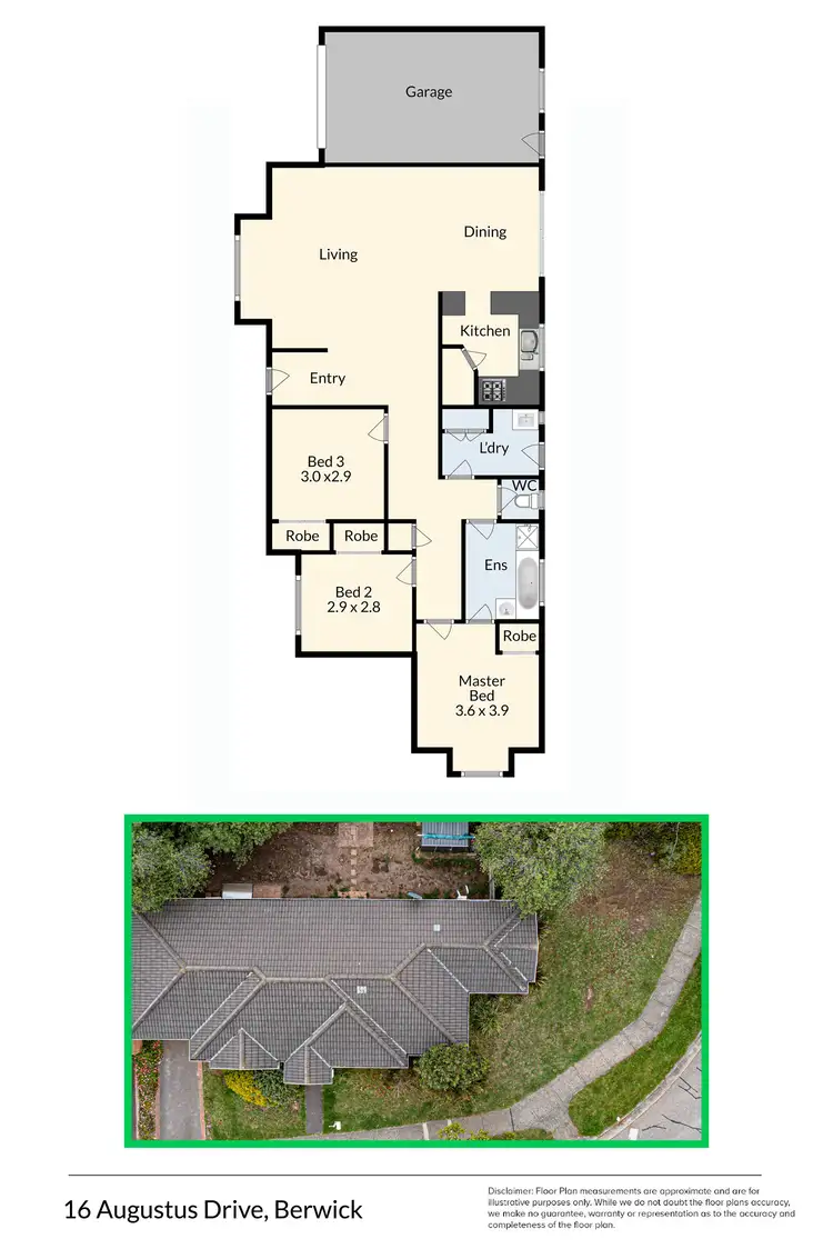 Floorplan of Homely house listing, 16 Augustus Drive, Berwick VIC 3806