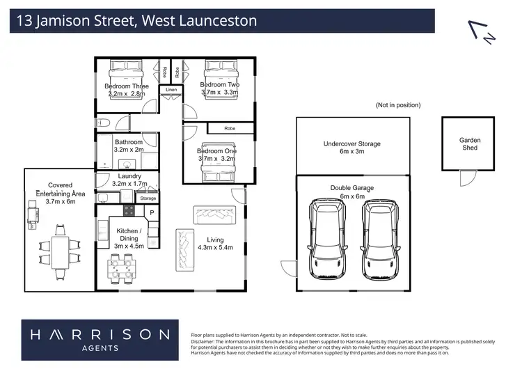 Floorplan of Homely house listing, 13 Jamison Street, West Launceston TAS 7250