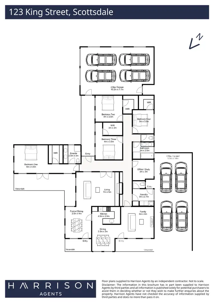 Floorplan of Homely house listing, 123 King Street, Scottsdale TAS 7260
