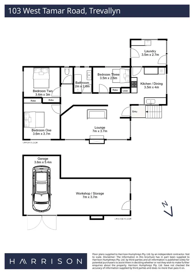 Floorplan of Homely house listing, 103 West Tamar Road, Trevallyn TAS 7250