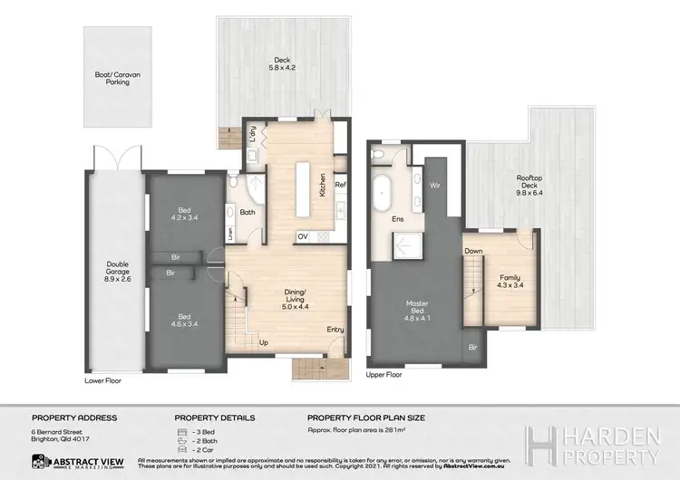 Floorplan of Homely house listing, 6 Bernard Street, Brighton QLD 4017