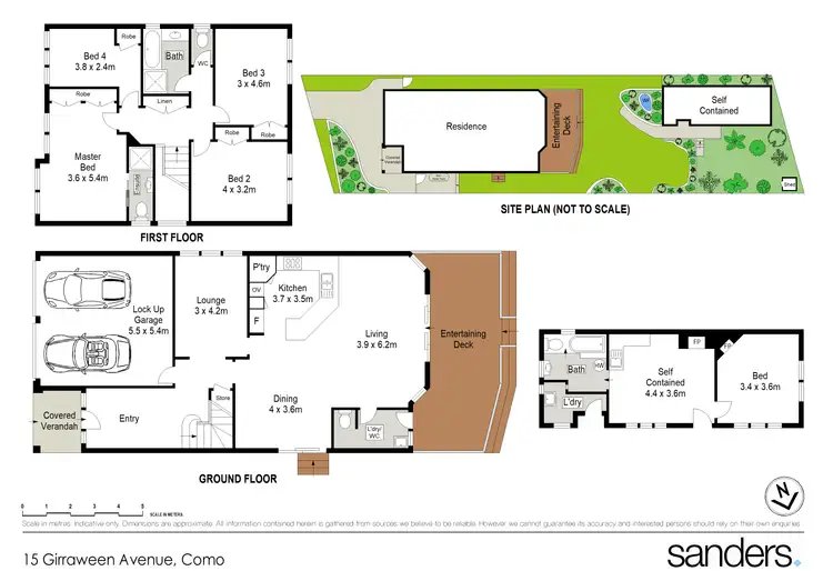 Floorplan of Homely house listing, 15 Girraween Avenue, Como NSW 2226