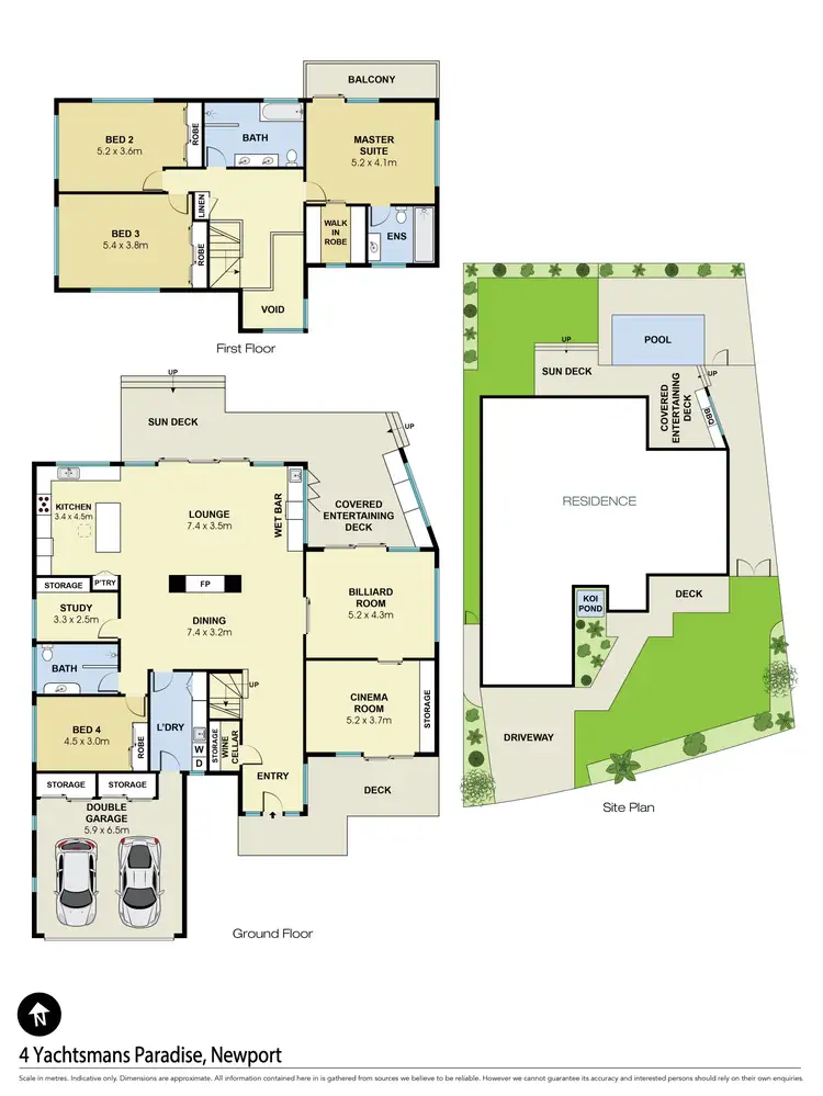 Floorplan of Homely house listing, 4 Yachtsmans Paradise, Newport NSW 2106