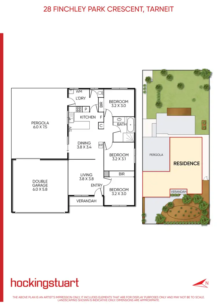 Floorplan of Homely house listing, 28 Finchley Park Crescent, Tarneit VIC 3029