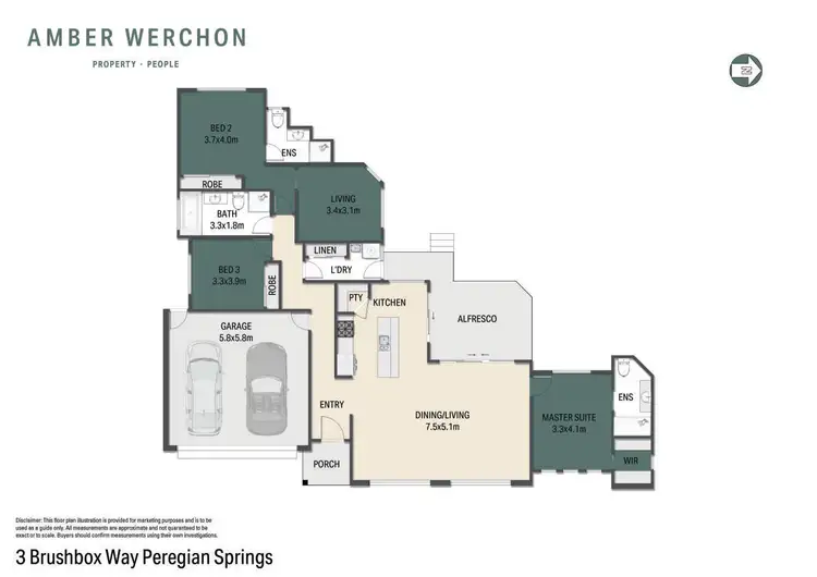 Floorplan of Homely house listing, 3 Brushbox Way, Peregian Springs QLD 4573