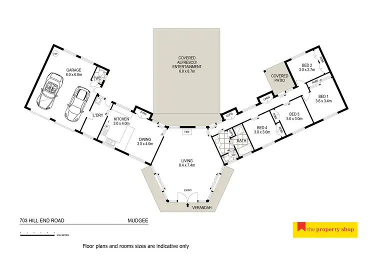 Floorplan of Homely rural property listing, 703 Hill End Road, Mudgee NSW 2850