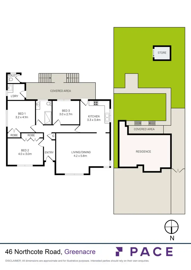 Floorplan of Homely house listing, 46 Northcote Road, Greenacre NSW 2190