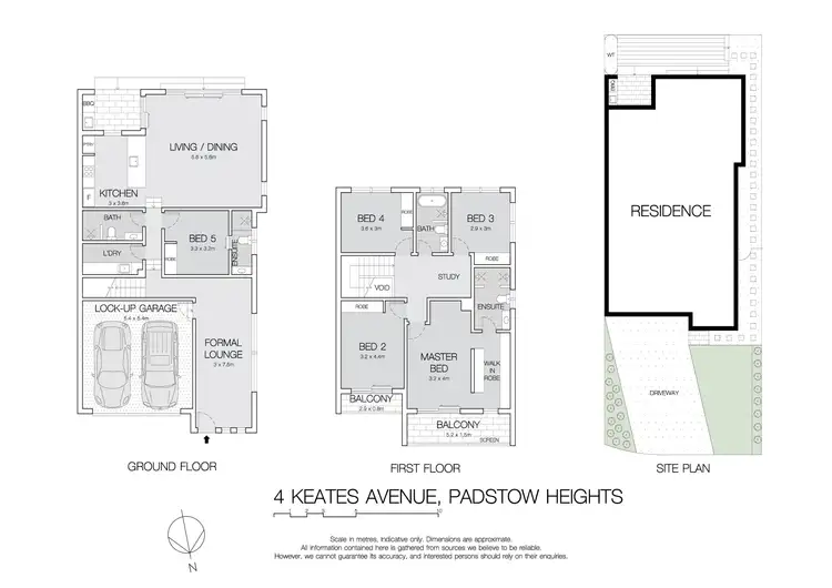Floorplan of Homely semi-detached listing, 4 Keates Avenue, Padstow Heights NSW 2211