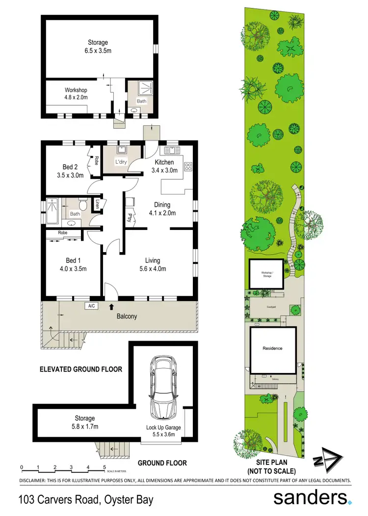 Floorplan of Homely house listing, 103 Carvers Road, Oyster Bay NSW 2225