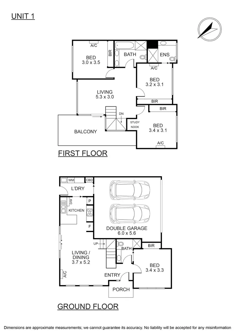 Floorplan of Homely townhouse listing, 5/27 Gresford Road, Wantirna VIC 3152
