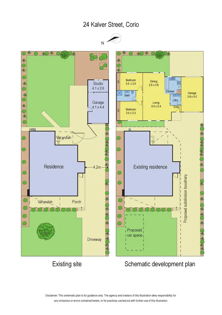 Floorplan of Homely house listing, 24 Kalver Street, Corio VIC 3214
