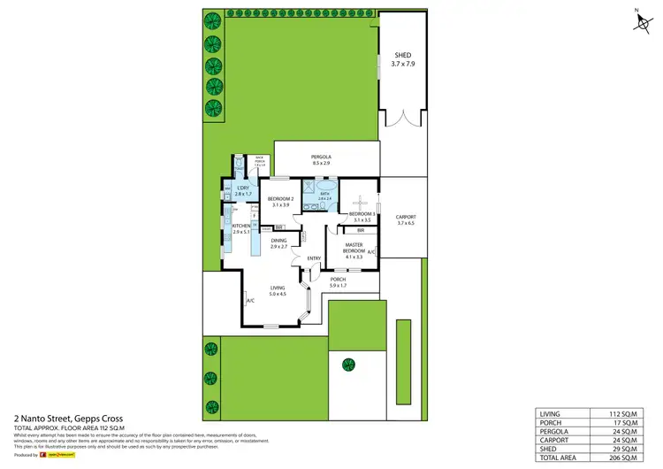 Floorplan of Homely house listing, 2 Nanto Street, Gepps Cross SA 5094