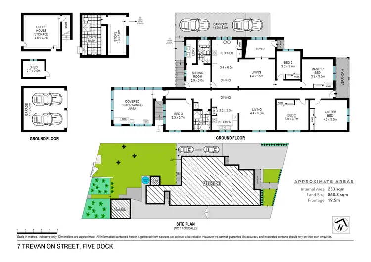 Floorplan of Homely house listing, 7 Trevanion Street, Five Dock NSW 2046