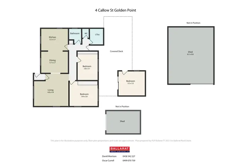 Floorplan of Homely house listing, 4 Callow Street, Golden Point VIC 3350