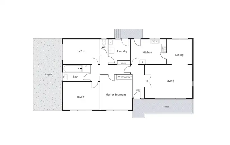 Floorplan of Homely house listing, 7 Leake Place, Curtin ACT 2605