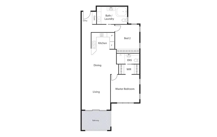 Floorplan of Homely apartment listing, 7/14 Macleay Street, Turner ACT 2612