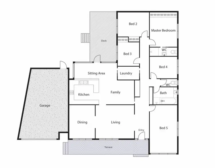 Floorplan of Homely house listing, 36 Nullagine Street, Fisher ACT 2611