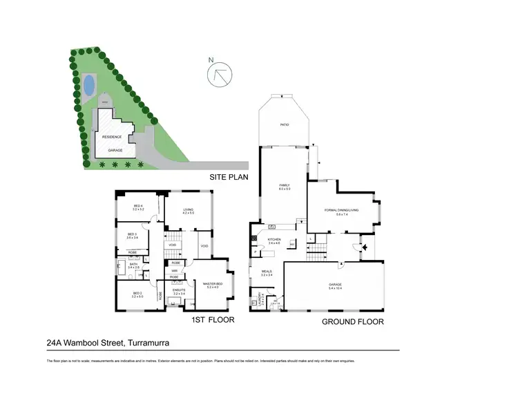 Floorplan of Homely house listing, 24A Wambool Street, Turramurra NSW 2074