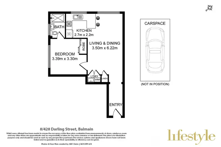 Floorplan of Homely apartment listing, 428 Darling Street, Balmain NSW 2041