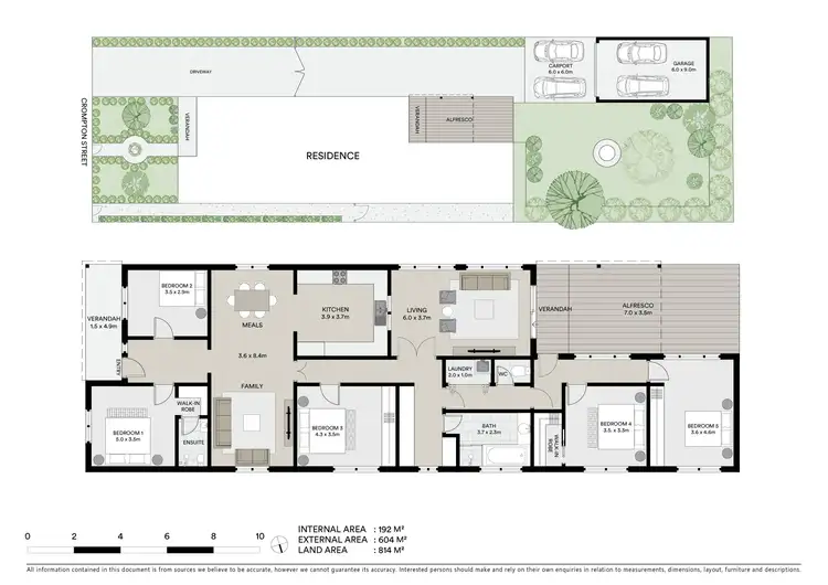 Floorplan of Homely house listing, 301 Crompton Street, Soldiers Hill VIC 3350