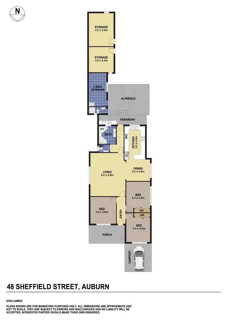 Floorplan of Homely house listing, 48 Sheffield Street, Auburn NSW 2144