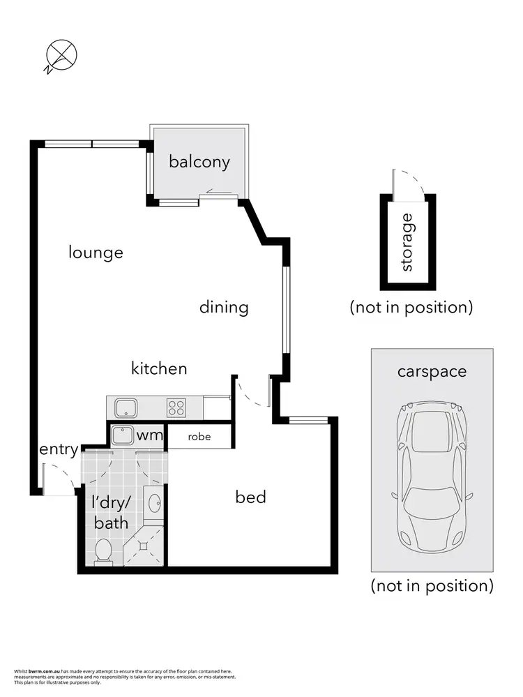 Floorplan of Homely apartment listing, 24/3 London Circuit, City ACT 2601
