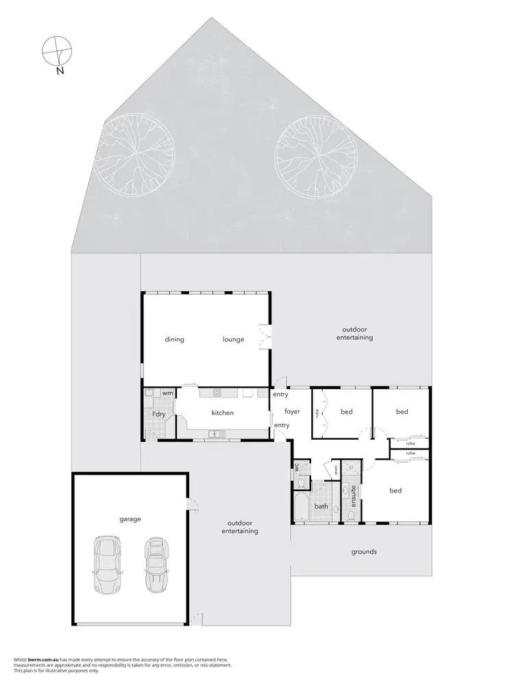 Floorplan of Homely house listing, 10 Bindaga Street, Aranda ACT 2614